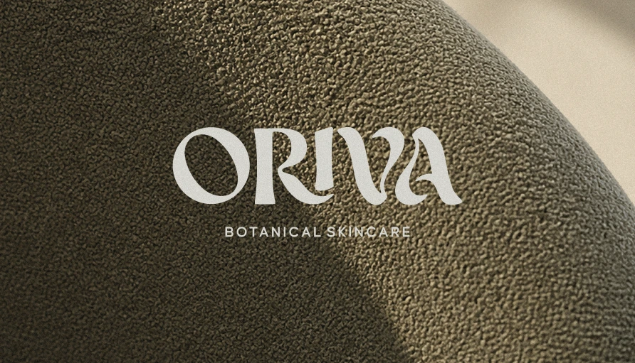 Logotipo ORIVA aplicado sobre textura